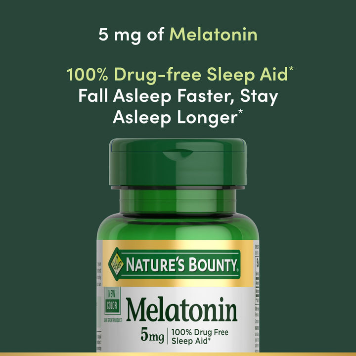 Nature's Bounty Super Strength Melatonin, 5 mg, 90 Count