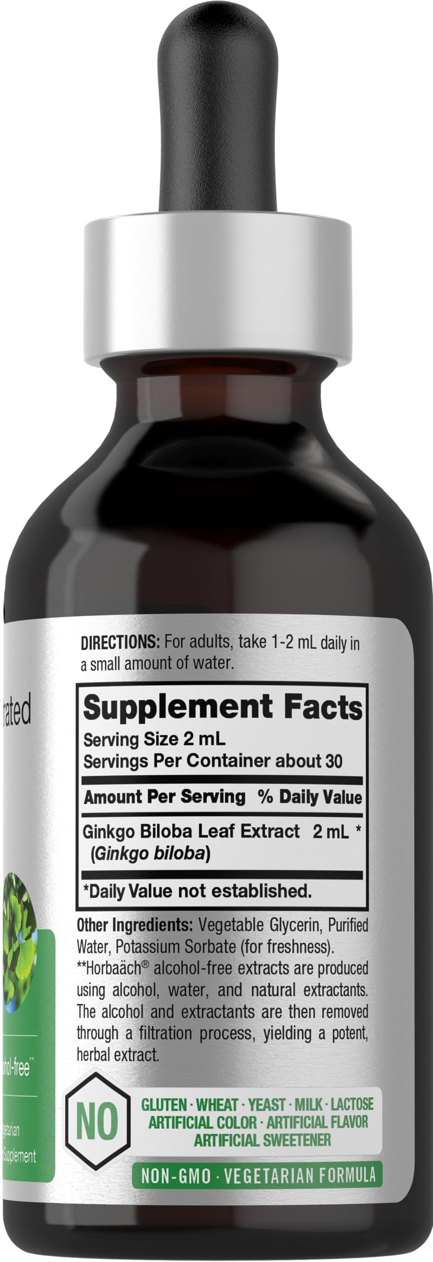 Horbäach Ginkgo Biloba Extract Liquid, 2 fl oz