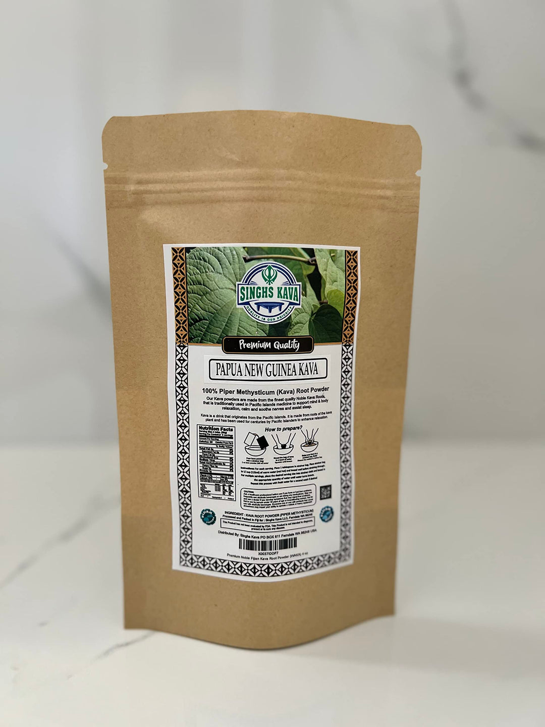 SINGHS Noble Kava Root, Papua New Guinea, 4 oz