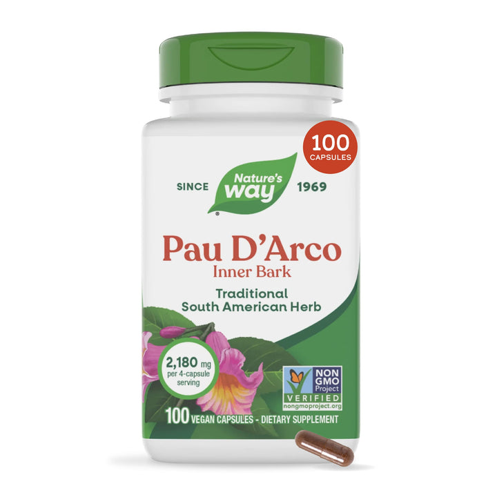 Nature's Way Pau d'Arco Inner Bark, 100 Count