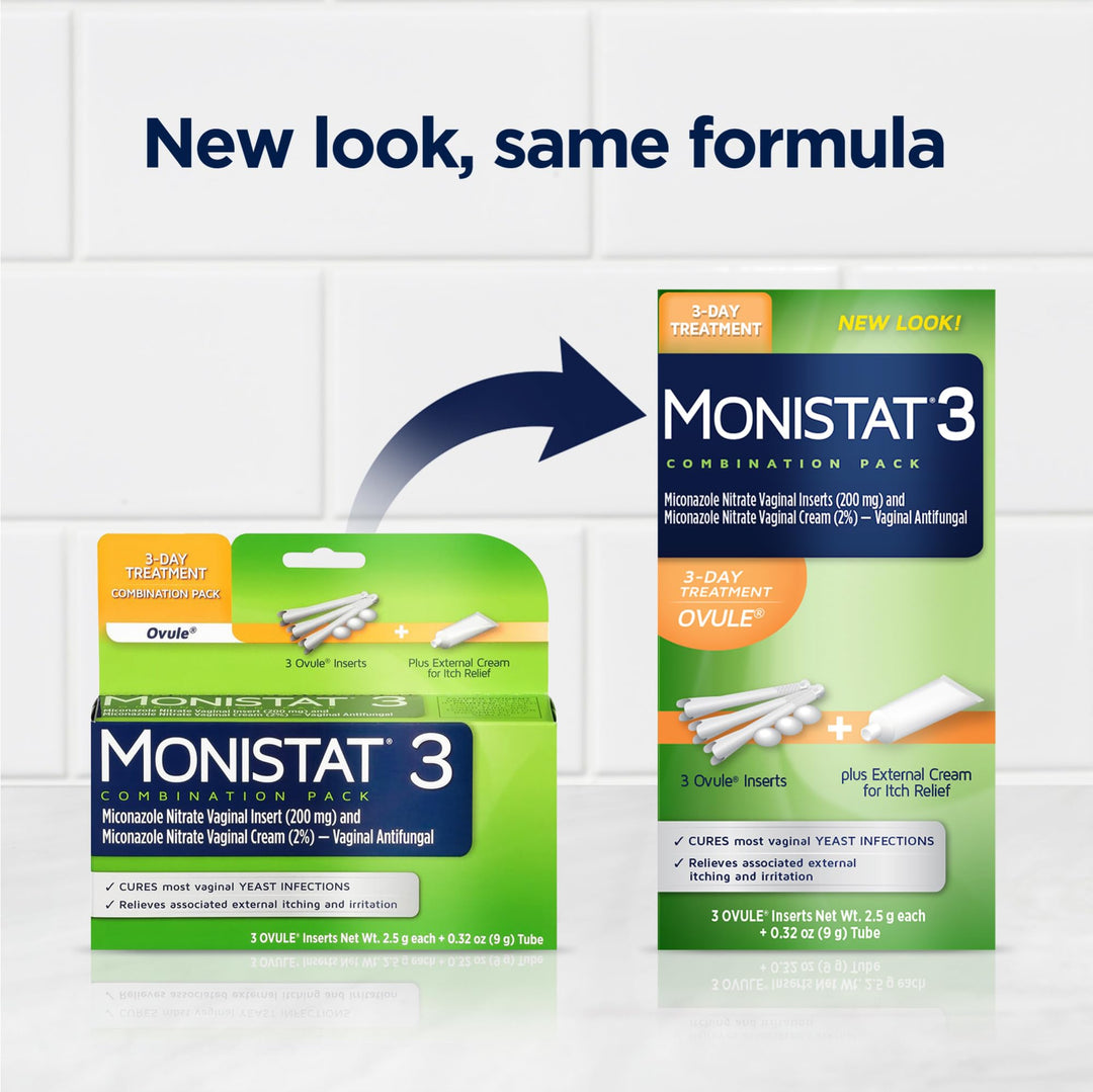 Monistat 3-Dose Yeast Infection Treatment, 3 Count