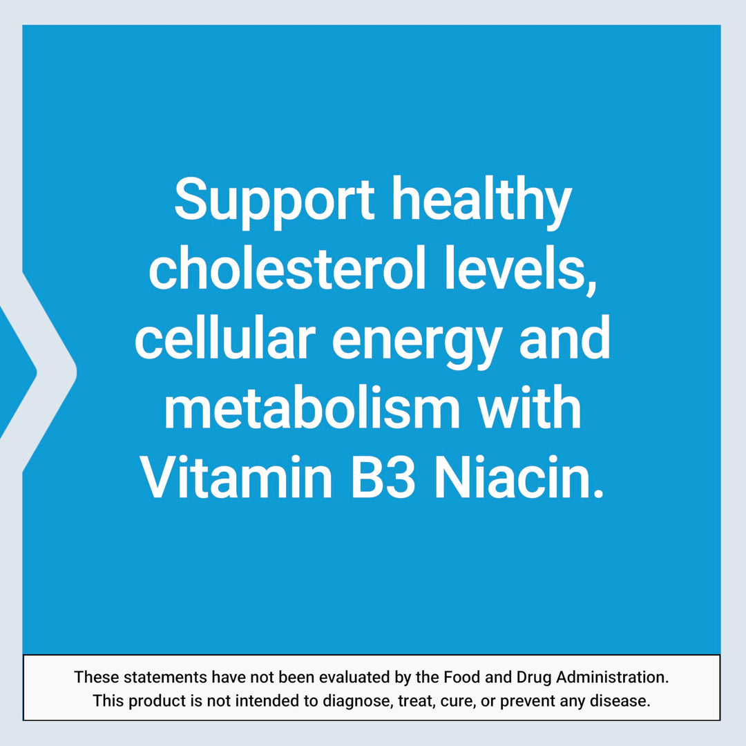 Life Extension Vitamin B3 Niacin, 100 Count