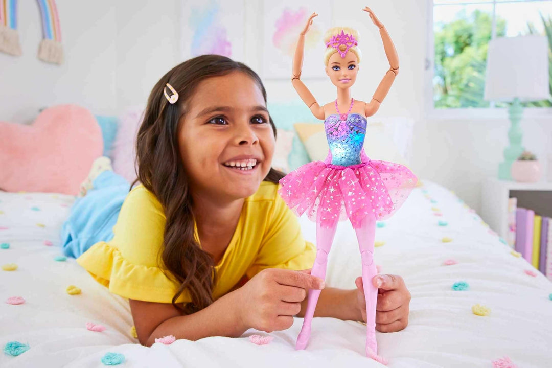 Barbie Dreamtopia Twinkle Lights Ballerina Doll, Blonde