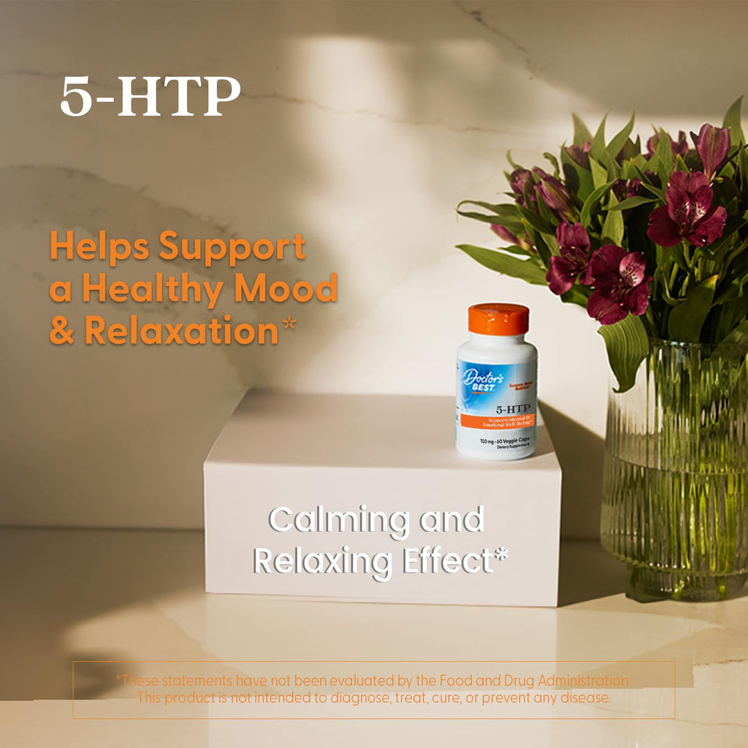 Doctor's Best 5-HTP, 100 mg, 60 Count