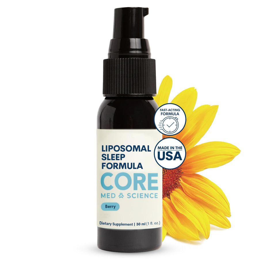 Core Med Science Liposomal Sleep Formula Liquid Spray, 1 fl oz