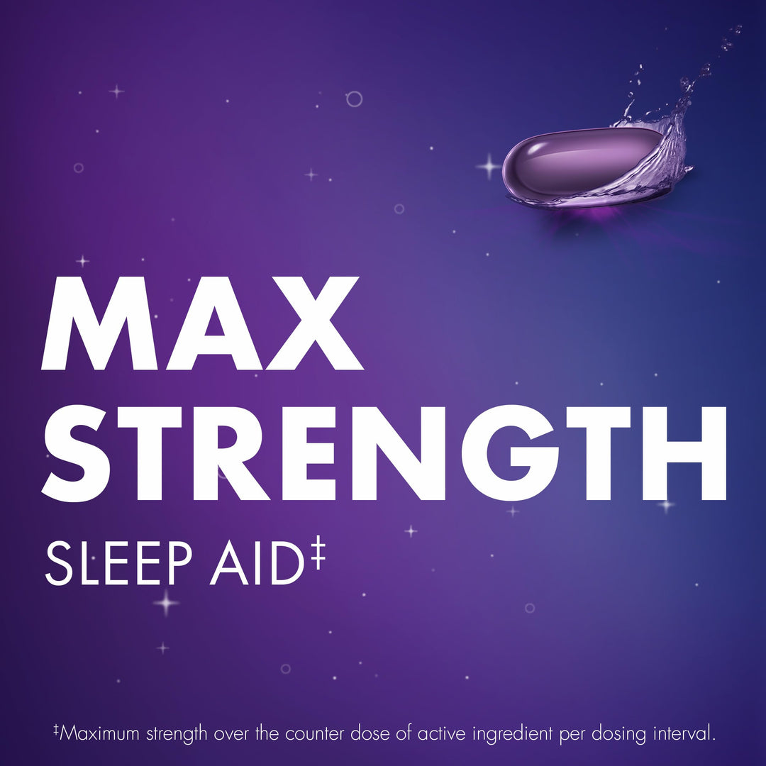 Vicks ZzzQuil Nighttime Sleep-Aid, LiquiCaps, 12 Count
