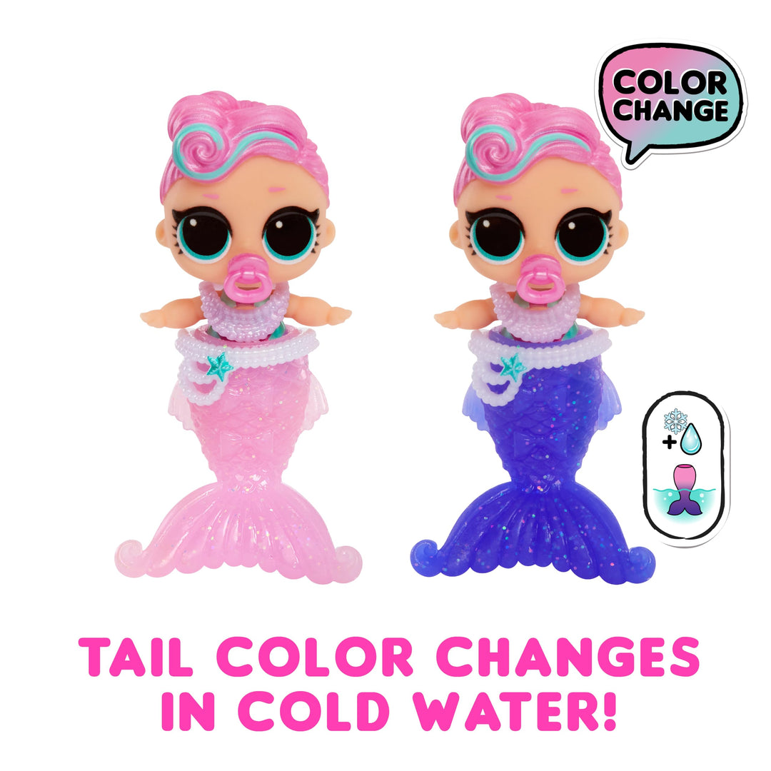 L.O.L. Surprise! Mermaids Baby Sisters Doll, Rosa