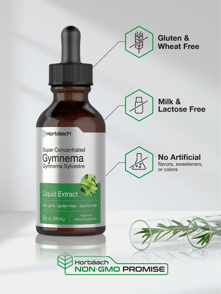 Horbäach Gymnema Sylvestre Liquid Extract, Alcohol Free, 2 fl oz