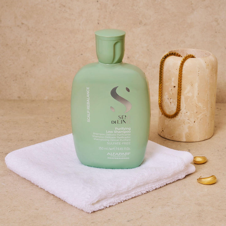 ALFAPARF MILANO Semi Di Lino Scalp Rebalance Shampoo, 8.45 fl oz
