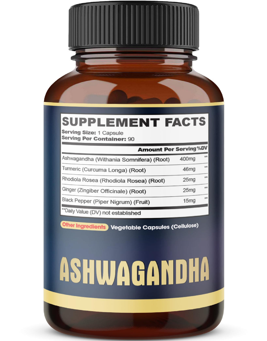 agobi Ashwagandha Extract Capsules, 5200 mg, 90 Count