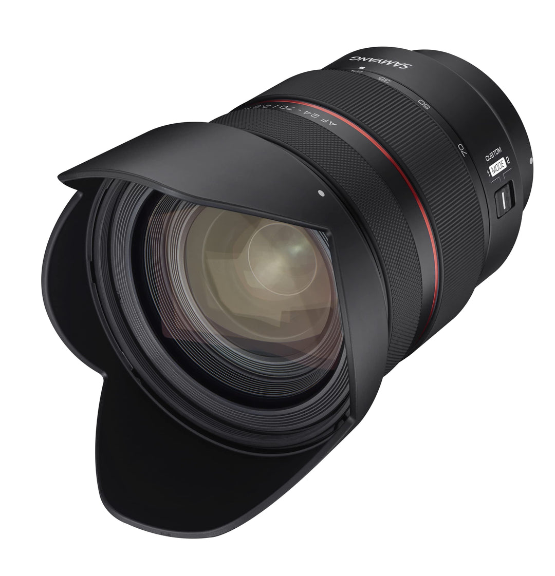 SAMYANG AF 24-70mm f/2.8 Auto Focus Full Frame Zoom Lens for Sony E, Black, One Size