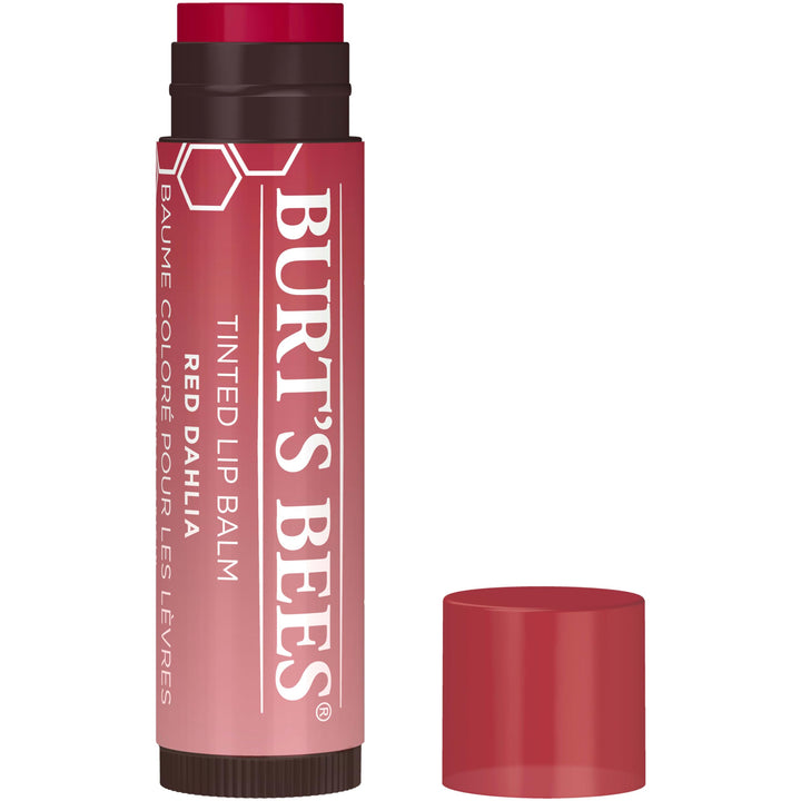 Burts Bees Tinted Lip Balm, Red Dahlia, 0.15 oz