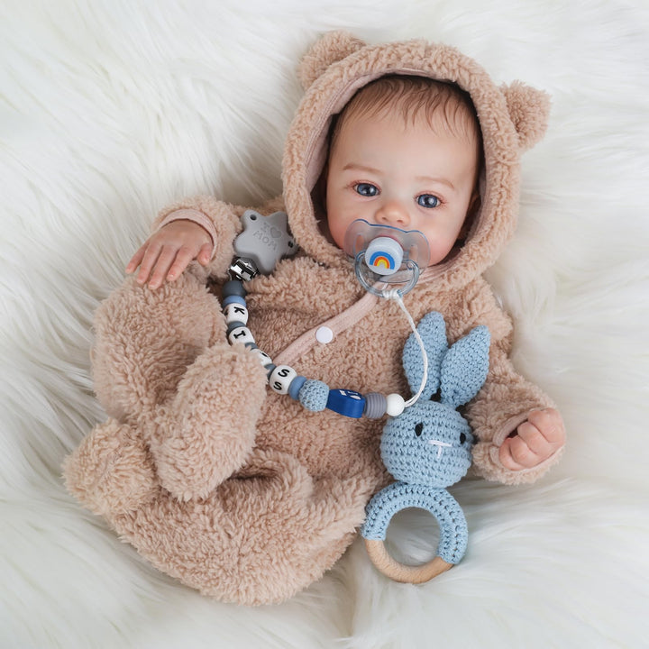 KSBD Reborn Baby Doll, Boy, 18 Inch