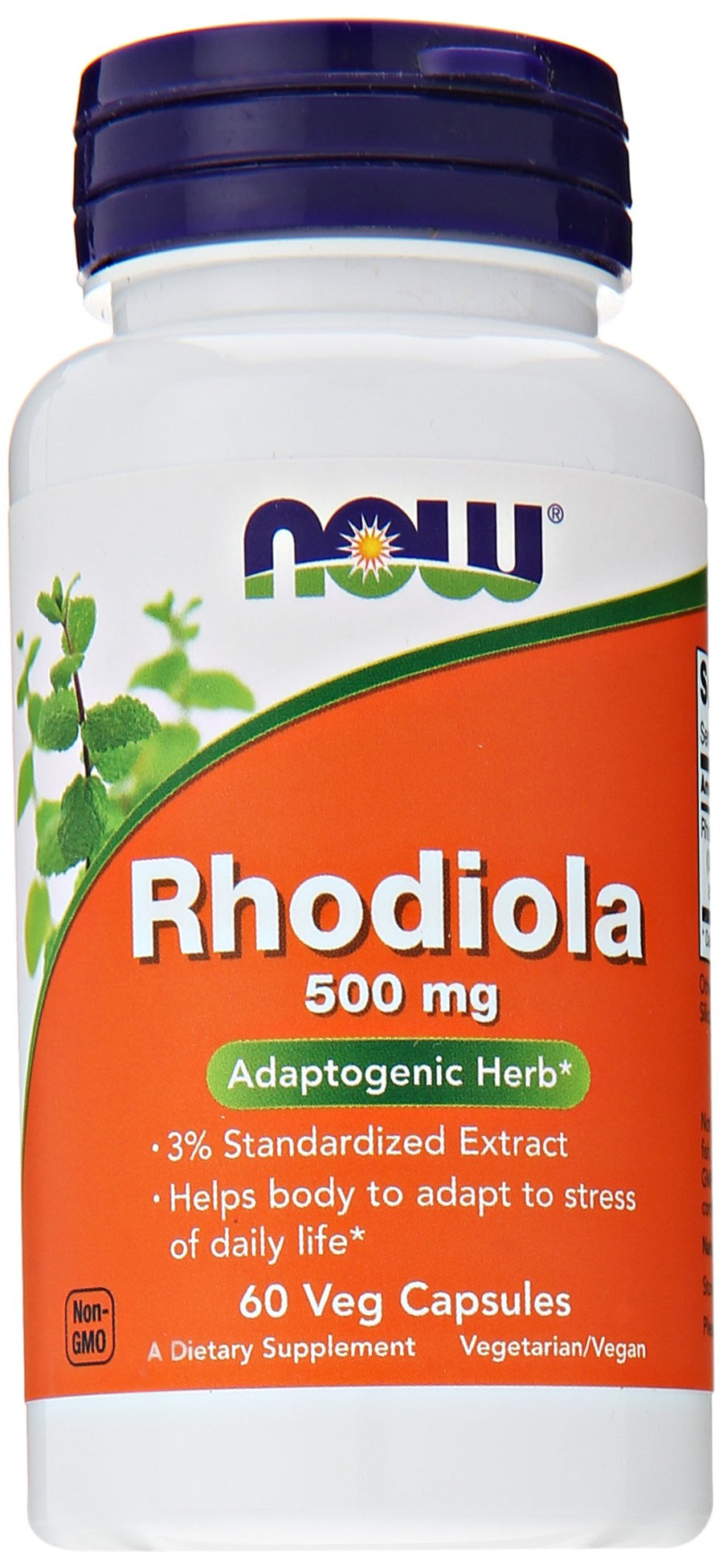 NOW Rhodiola Extract, 500 mg, 60 Count