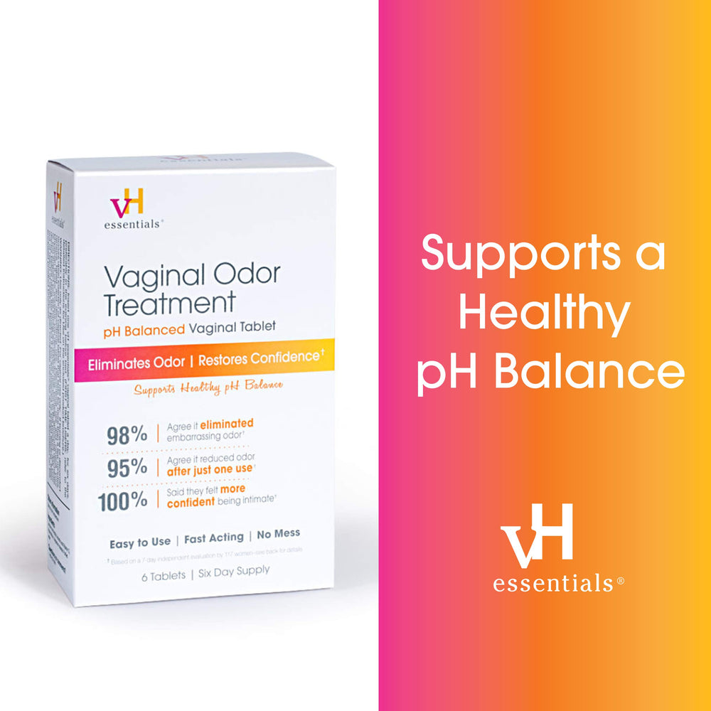 vH Essentials Vaginal Odor Treatment, 6 Count