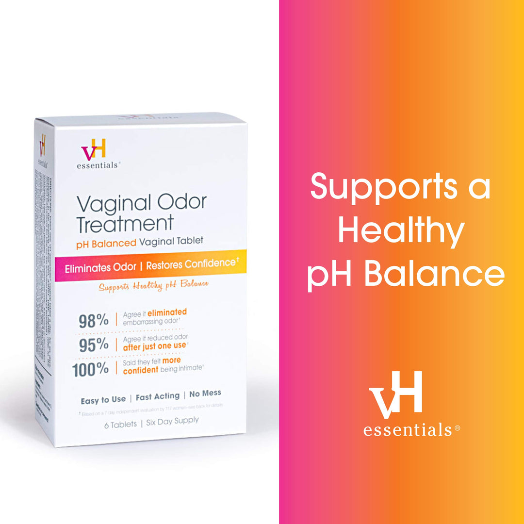 vH Essentials Vaginal Odor Treatment, 6 Count