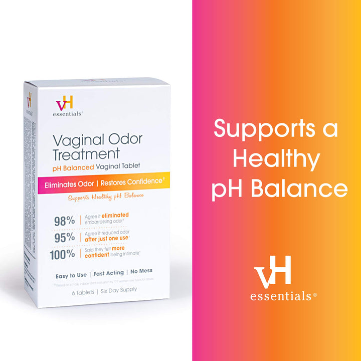 vH Essentials Vaginal Odor Treatment, 6 Count