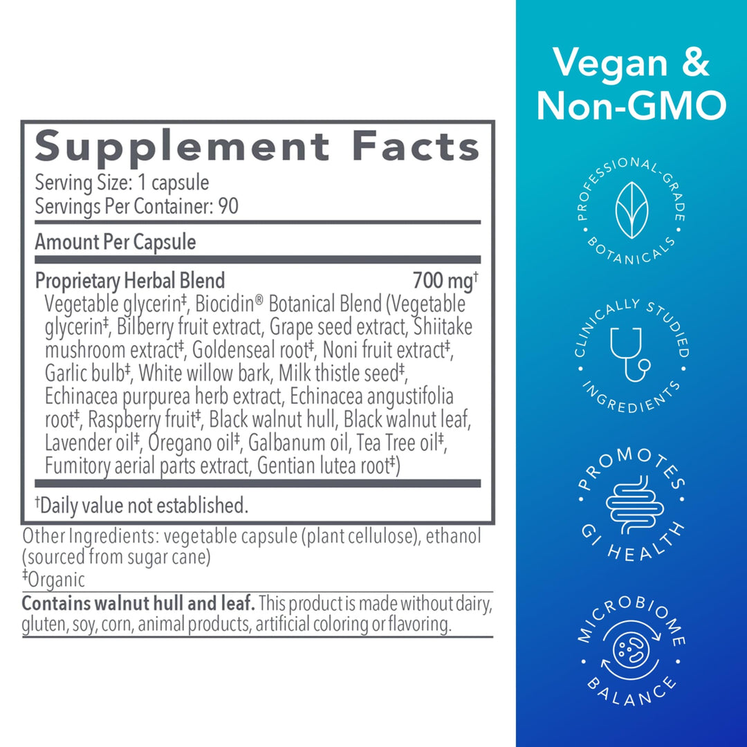 Bio-Botanical Research Biocidin Healthy Digestion Support, 90 Count