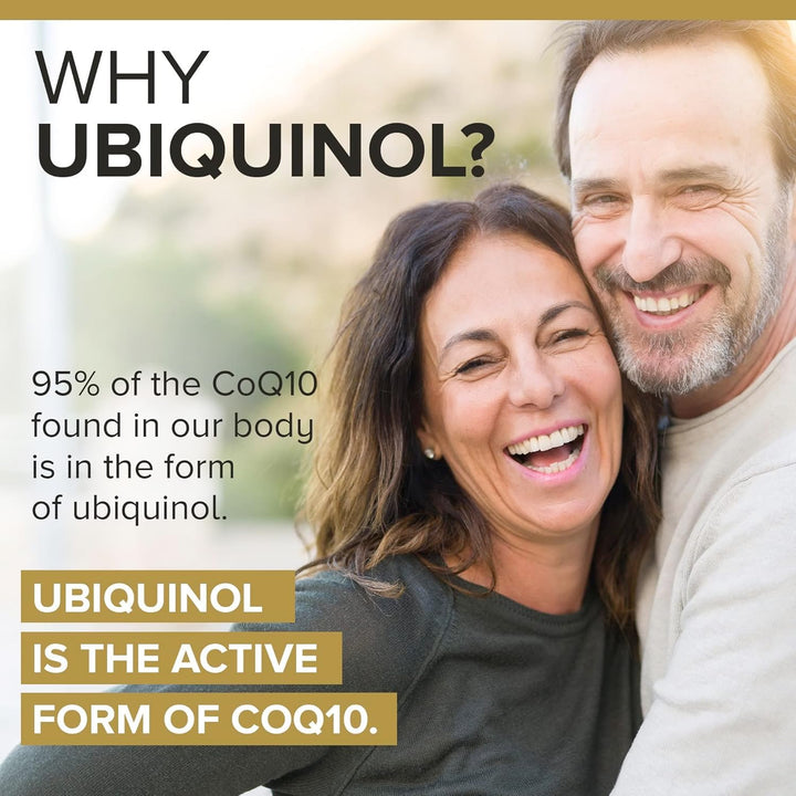 Qunol Ubiquinol CoQ10 Softgels, 200 mg, 60 Count