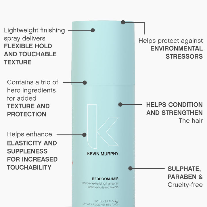 KEVIN.MURPHY Bedroom Hair Flexible Hold Hair Spray, 250 ml