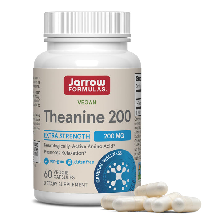 Jarrow Formulas Theanine, 200 mg, 60 Count