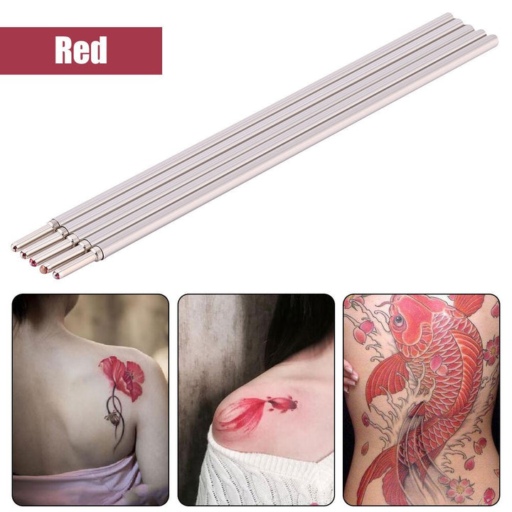 riteu Tattoo Marking Pen, 5 Colors, 5 Count