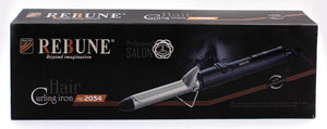 REBUNE RE-2034 Pro Corded Hair Curler, Black, Medium