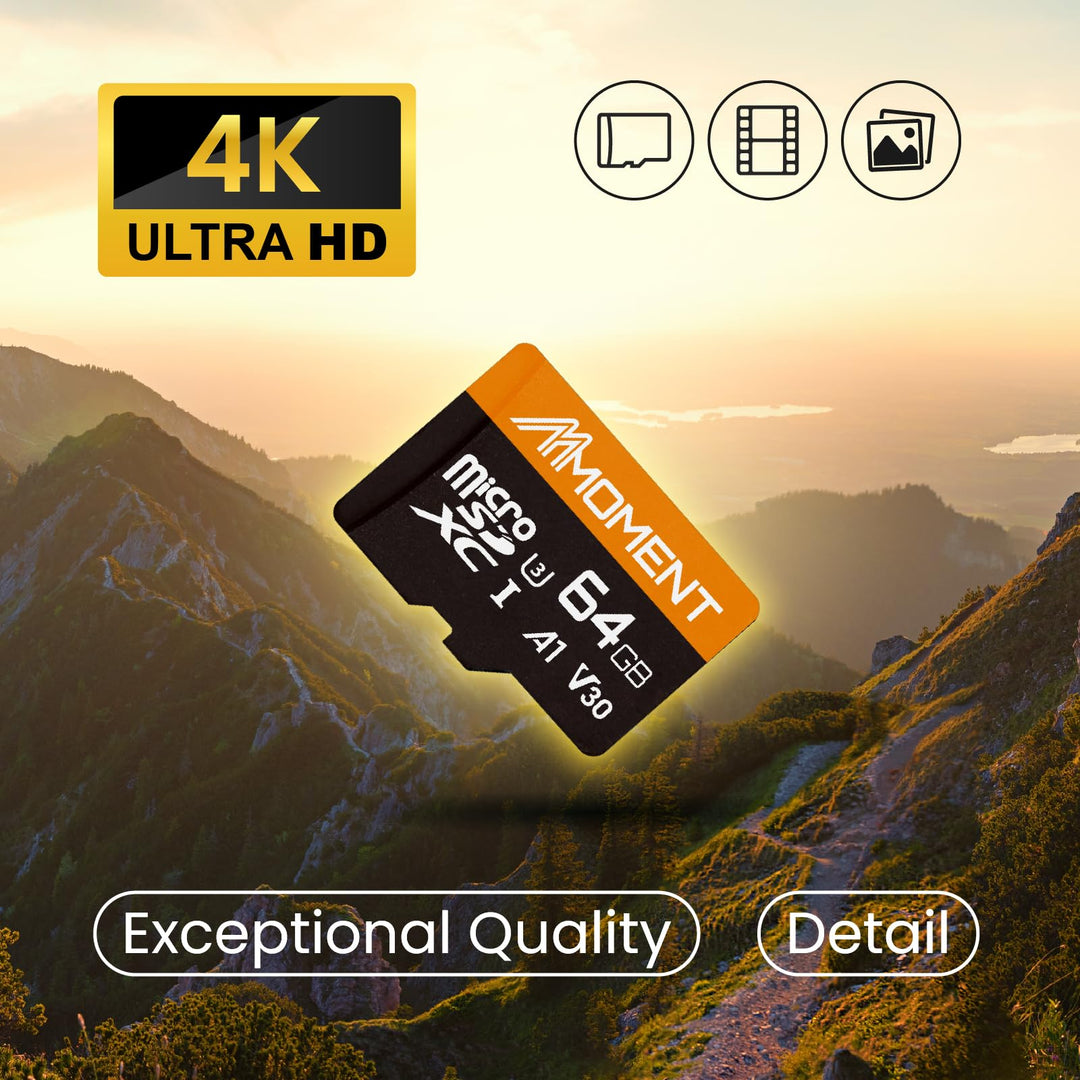 MMOMENT MM13 Micro SD Card, 64GB