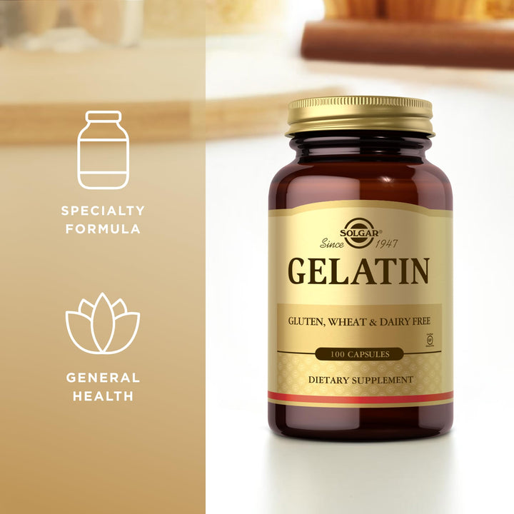 Solgar Gelatin, 100 Count