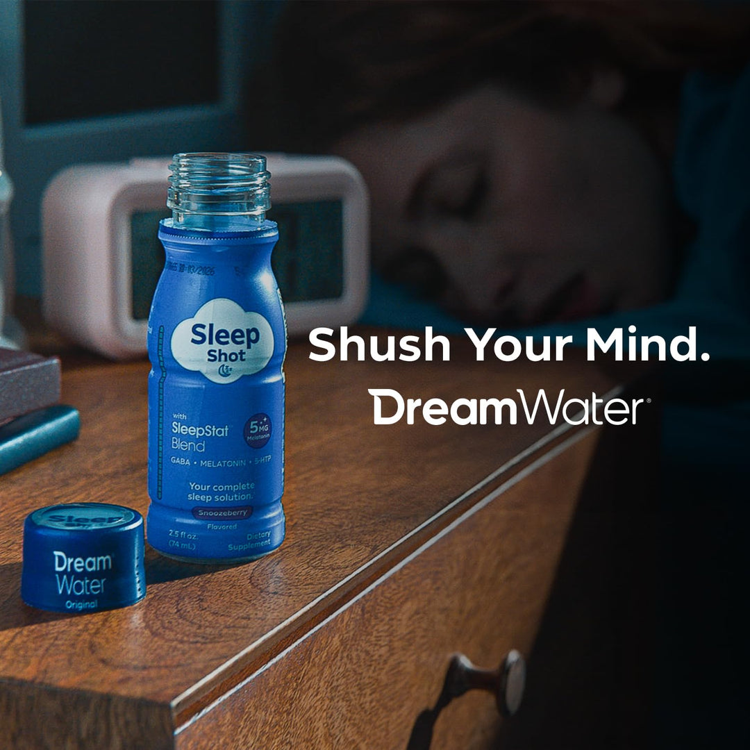 Dream Water Sleep Aid Drink Supplement, Zen Tonic, 5 mg, 2.5 fl oz, 12 Count