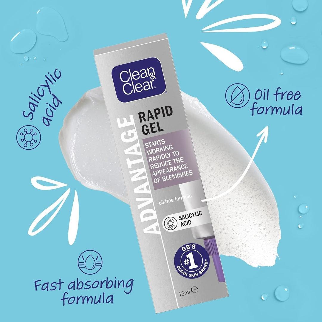 Clean & Clear Advantage Quick Clear Treatment Gel, 15 ml