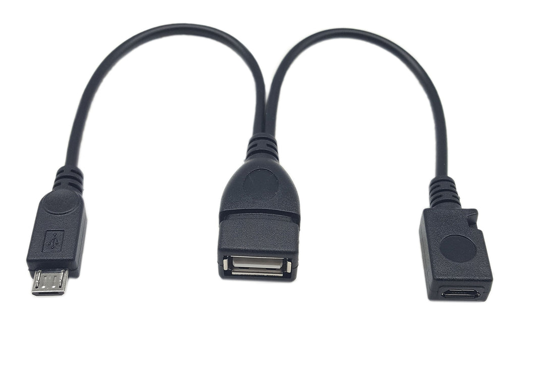 SinLoon USB 2.0 Y Splitter Cable, Micro USB OTG Host, USB A Female to Micro USB Male