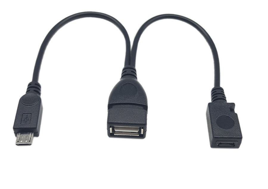 SinLoon USB 2.0 Y Splitter Cable, Micro USB OTG Host, USB A Female to Micro USB Male