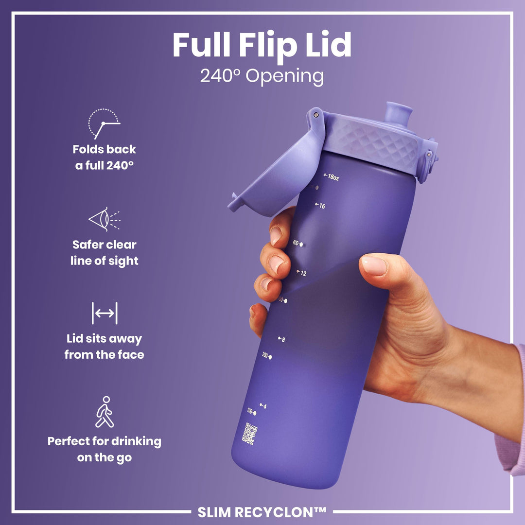 Ion8 Water Bottle, Light Purple, 500 ml