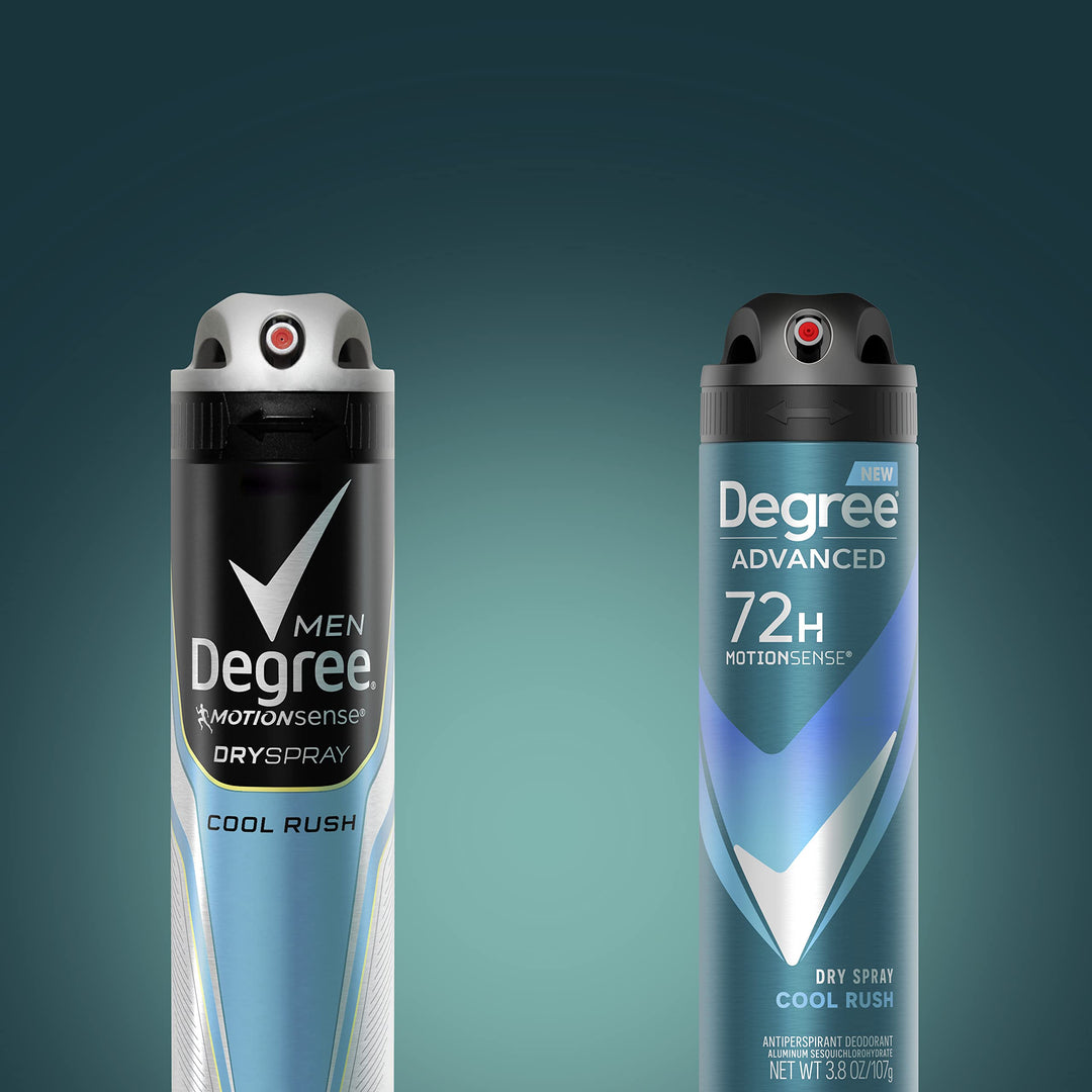 Degree Men Motionsense Antiperspirant Deodorant Dry Spray, Cool Rush, 3.8 oz