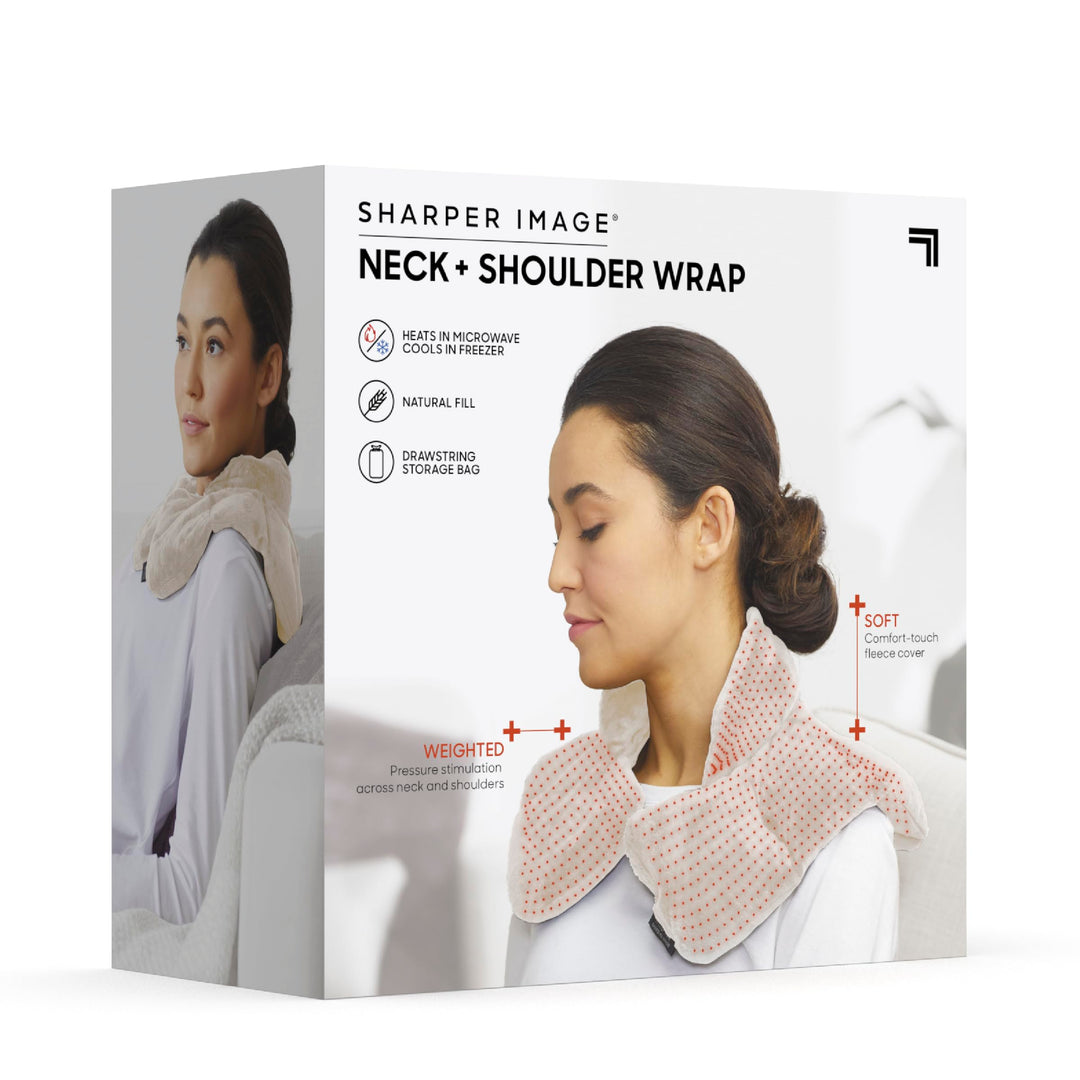 Sharper Image Heated Neck & Shoulder Wrap, Unscented