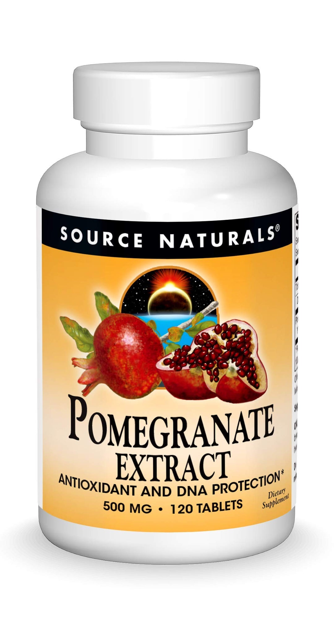 Source Naturals Pomegranate Extract, 500 mg, 120 Count