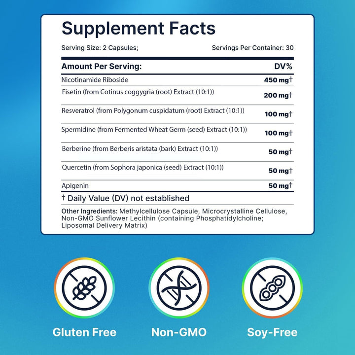 AdvantageNutra Liposomal Nicotinamide Riboside, 60 Count