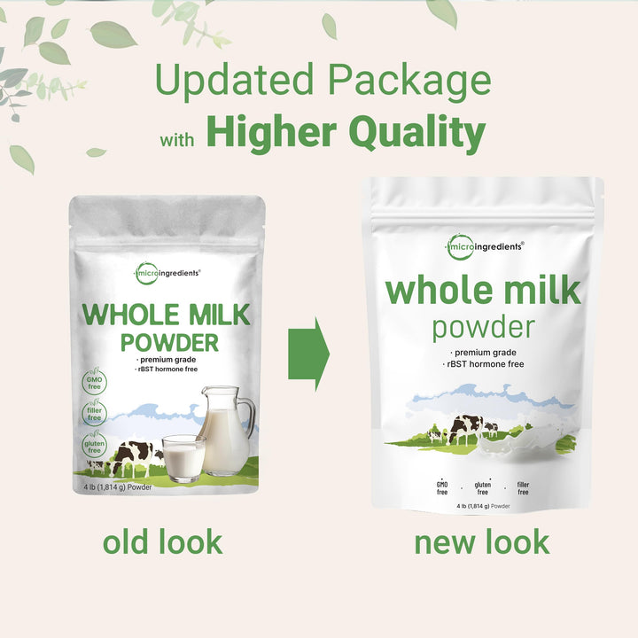 Micro Ingredients Whole Milk Powder, 4 lb