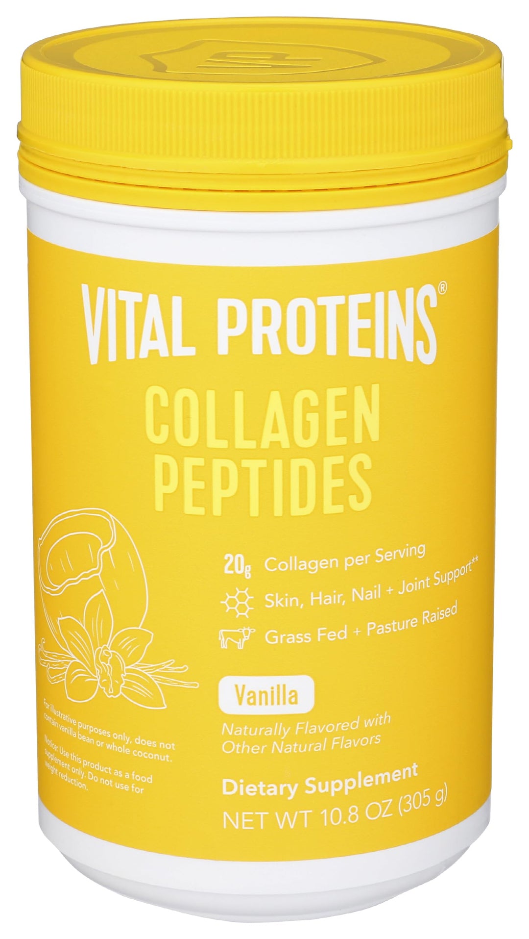 Vital Proteins Collagen Peptides, Vanilla Coconut Water, 10.8 oz