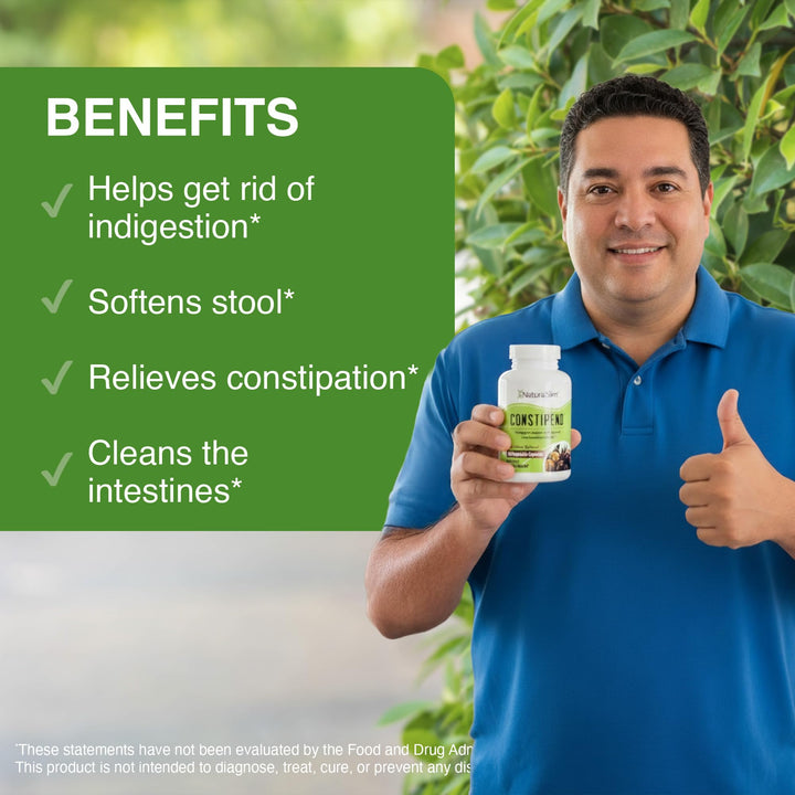 Constipend Laxative and Colon Cleanse Supplement, 120 Count