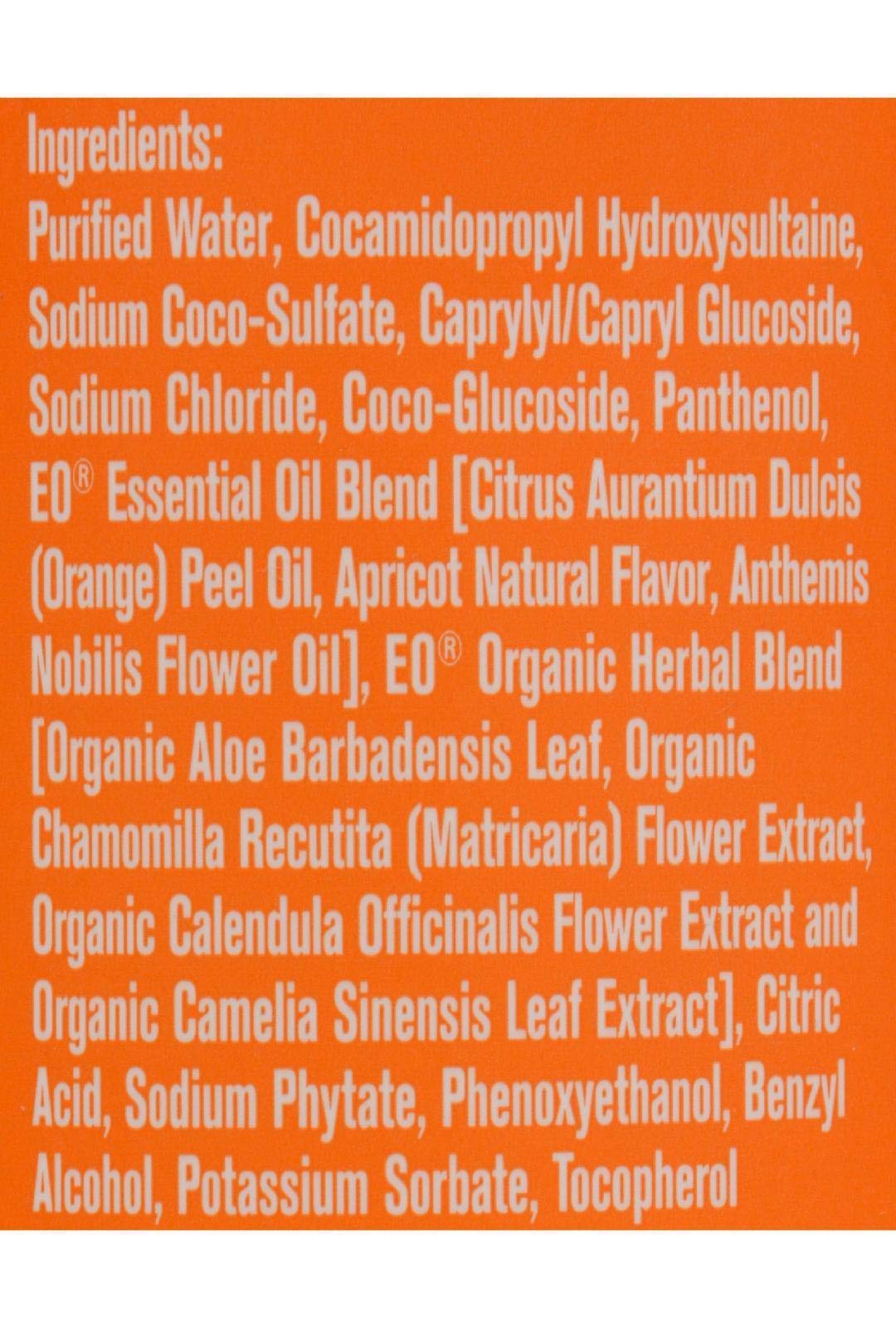 EO Kids Bubble Bath And Shampoo, Orange Squeeze, 32 fl oz