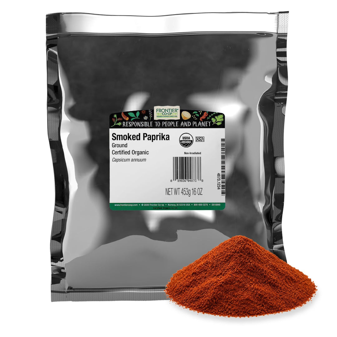 Frontier Natural Products Smoked Paprika Ground, Organic, 16 oz