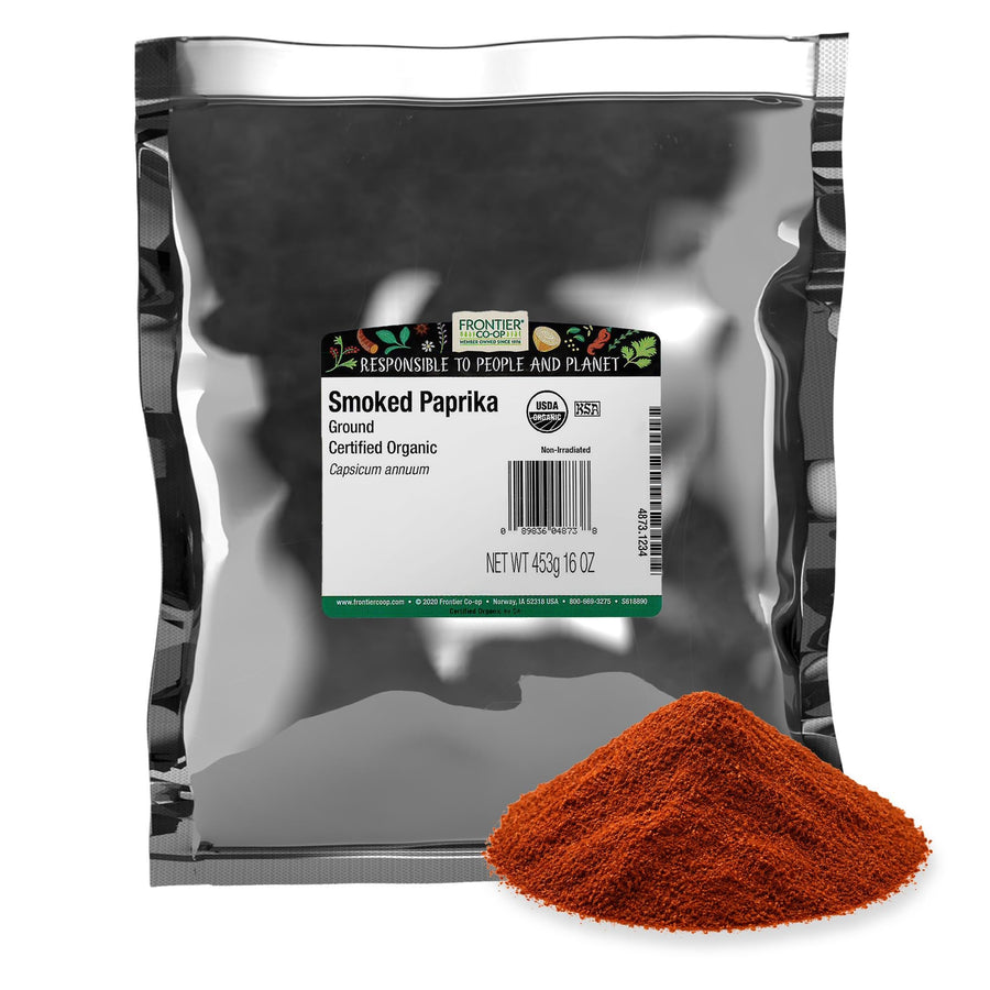 Frontier Natural Products Smoked Paprika Ground, Organic, 16 oz