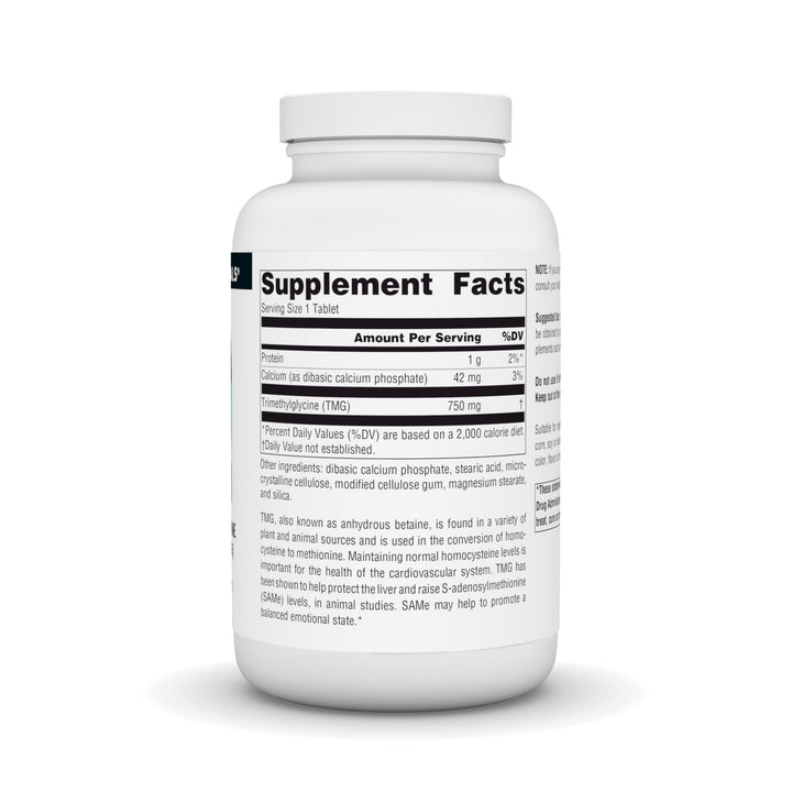 Source Naturals TMG Trimethylglycine, 750 mg, 240 Count