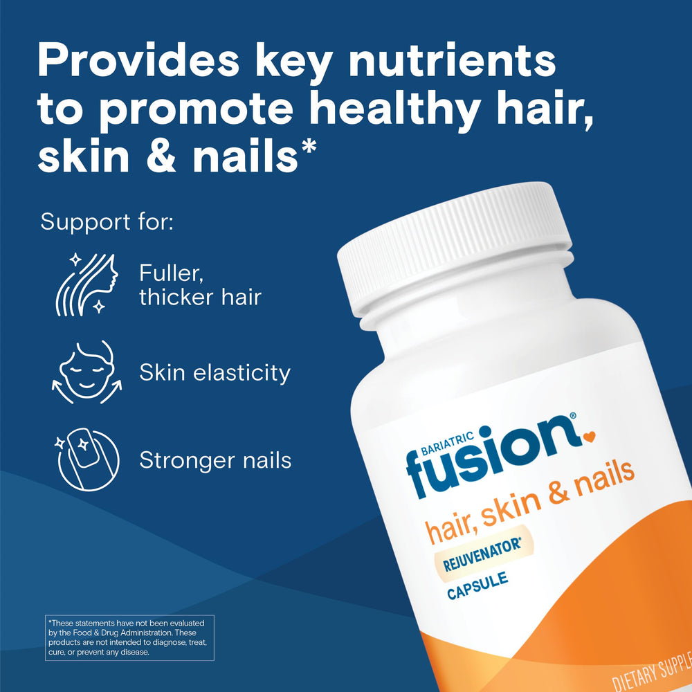 Bariatric Fusion Hair Skin & Nails Rejuvenator, 60 Count