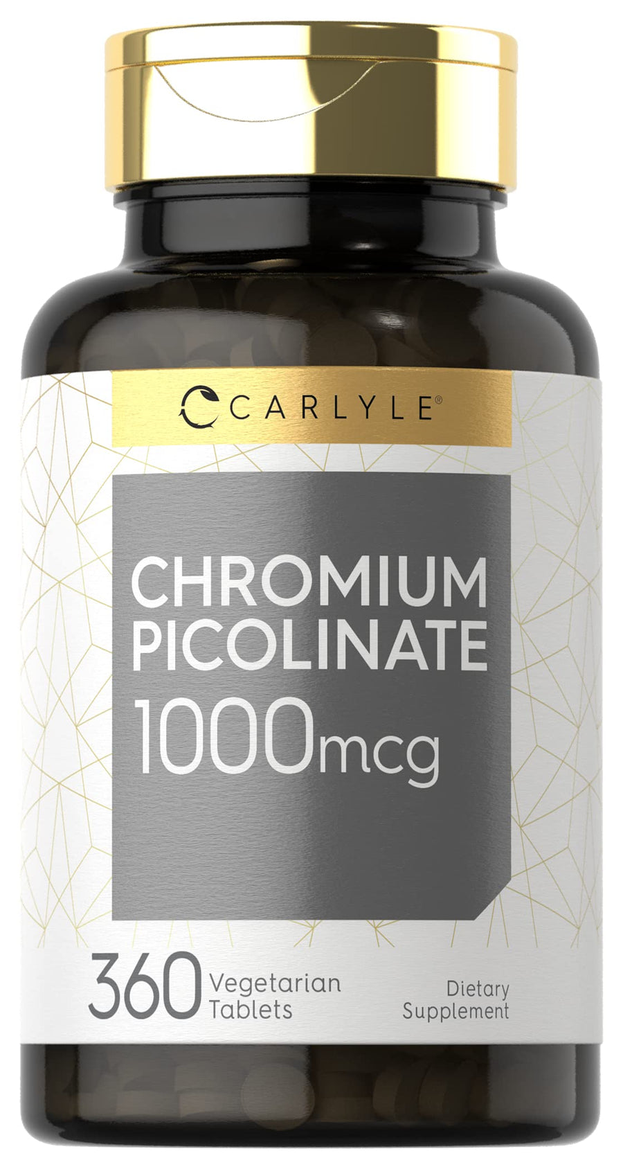 Carlyle Chromium Picolinate, 1000 mcg, 360 Count