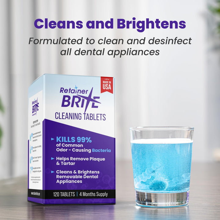 Retainer Brite Cleaning Tablets, 96 Count