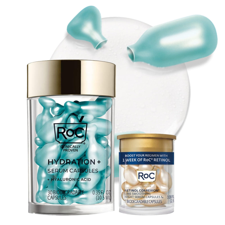 RoC Multi Correxion Hyaluronic Acid Night Serum Capsules, 30 Count