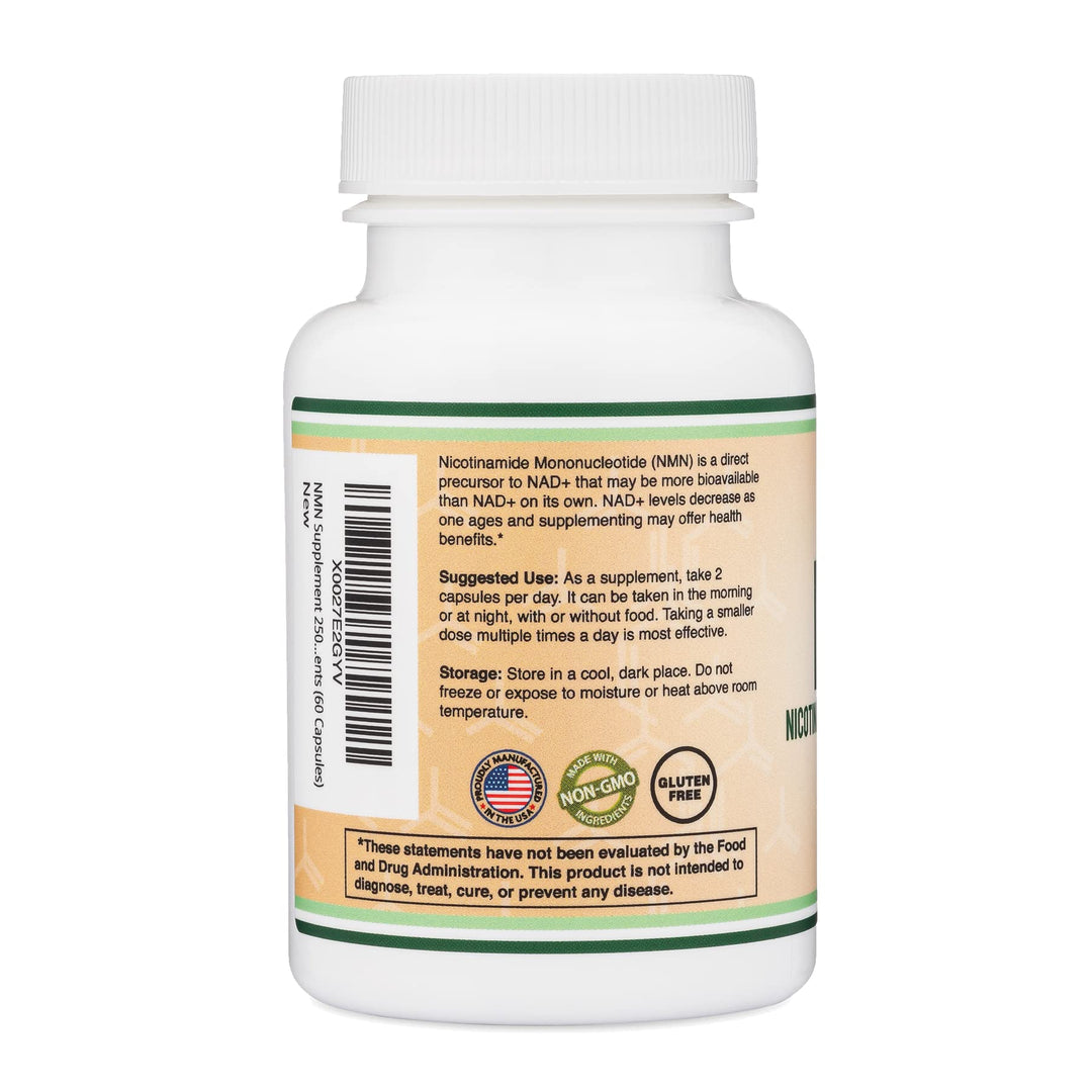 NMN Supplement, 250 mg, 60 Count